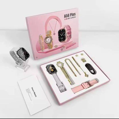 Pack A58 Plus – Élégance féminine & technologie réunies