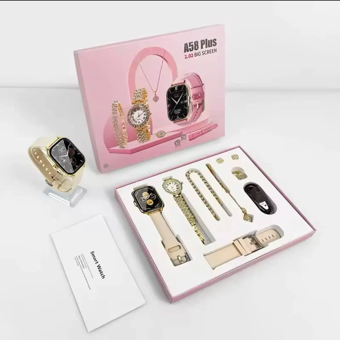 Pack A58 Plus – Élégance féminine & technologie réunies