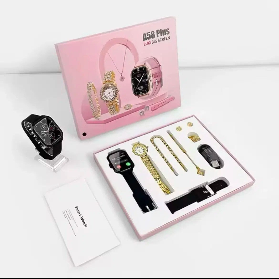 Pack A58 Plus – Élégance féminine & technologie réunies